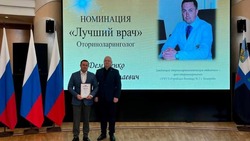 Региональный министр здравоохранения Андрей Иконников наградил лучших врачей Белгородской области