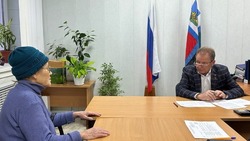 Глава администрации Валуйского муниципального округа Алексей Дыбов провёл личный приём граждан
