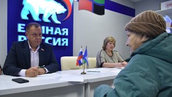 Депутат Белгородской областной Думы Сергей Попов провёл приём граждан в Валуйках 