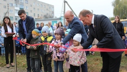 Новая детская площадка открылась в Валуйском городском округе