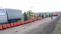 Пожарно-тактические занятия прошли в Валуйском городском округе