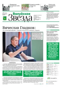 Газета «Валуйская звезда» №33 от 20 августа 2025 года
