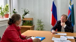 Глава администрации Валуйского округа Алексей Дыбов провёл приём граждан по личным вопросам