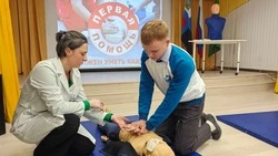 Урок по безопасности «Первая помощь» прошёл в  средней школе №4 города Валуйки Белгородской области