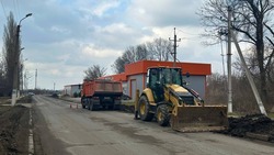 Капитальный ремонт участка дороги на улице Щорса продолжился в Валуйках