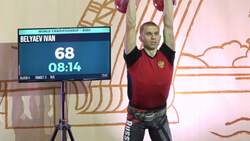 Белгородец Иван Беляев стал девятикратным чемпионом мира в гиревом спорте