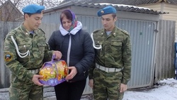 Воспитанники военно-патриотического клуба «Витязь» посетили семьи погибших военнослужащих
