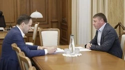 Врио губернатора  Александр Шуваев встретился с замминистра финансов РФ Павлом  Кадочниковым