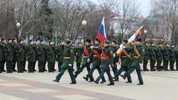 Солдаты приняли военную присягу в Валуйском городском округе