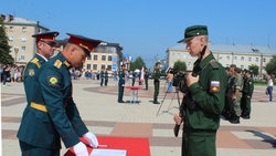 Солдаты-срочники приняли присягу в Валуйском городском округе