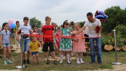 На радость нашим детям. Общественники открыли новую площадку в Валуйках