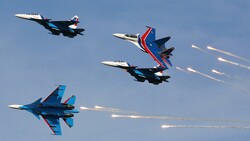 Пилотажная группа «Русские Витязи» пролетит над Белгородской областью