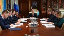 Губернатор Вячеслав Гладков доложил Денису Мантурову о восстановлении Белгородской области