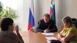 Глава администрации Валуйского городского округа Алексей Дыбов провёл приём граждан