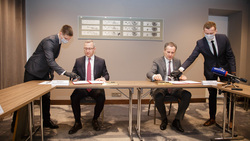 Главы Белгородской и Калужской областей подписали соглашение о сотрудничестве