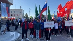Команда Валуйского округа приняла участие в «Губернаторской эстафете» в Короче