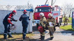 Энергетики и сотрудники МЧС отработали взаимодействие по ликвидации условного пожара