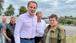 Губернатор осмотрел повреждённые дома на Тимоновской территории Белгородской области