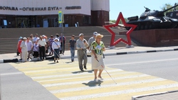 Валуйчане побывали на адаптивной экскурсии «По местам боевой славы Белгорода»