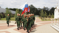 18 военнослужащих казачьей роты Западного военокруга приняли присягу в Валуйском округе