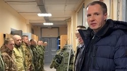 Губернатор Вячеслав Гладков поздравил бойцов  «БАРС-Белгород» с наступающим Рождеством Христовым