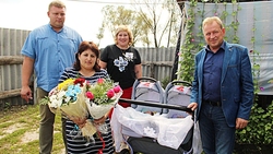 Жительница Валуйского округа Эльмира Токарева стала счастливой мамой двойняшек