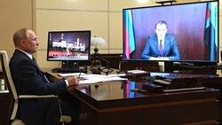 Владимир Путин провёл рабочую встречу по видеосвязи с главой Белгородской области