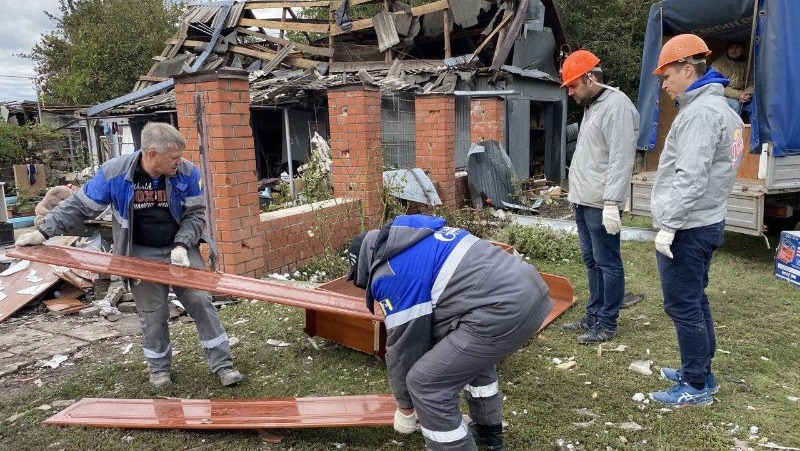 Работы по демонтажу одного из домовладений стартовали в белгородских Валуйках