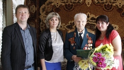 Ветеран из Валуек отметил 95-летие