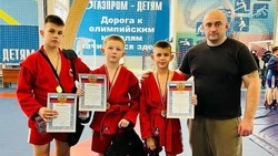 Воспитанники Валуйской спортшколы завоевали медали первенства по самбо в Воронежской области