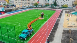 Белгородэнерго переустроило сети электроснабжения нового спортивного парка в Борисовке*