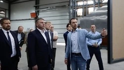 Ври губернатора Белгородской области Александр Шуваев посетил промышленный парк «Северный»