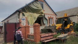Подрядная организация занялась восстановлением частного дома в Уразово Валуйского округа