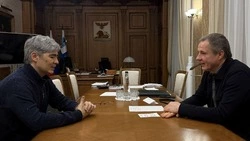 Губернатор Белгородской области Вячеслав Гладков встретился с главой оружейной компании