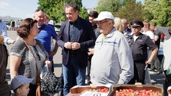 Губернатор Вячеслав Гладков проинспектировал продовольственную ярмарку в областном центре