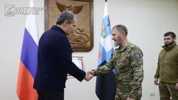 Губернатор Вячеслав Гладков вручил заслуженные награды бойцам подразделения «АХМАТ-Запад» 