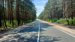 Дорожники досрочно завершили ремонт подъездной дороги к селу Хохлово Валуйского округа