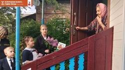 Валуйские школьники из Белгородской области приняли участие  в акции «Поздравим с Победой!»