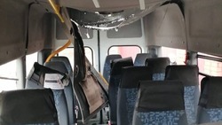 Пассажирский микроавтобус подвергся атаке  дрона в районе села Двулучное Белгородской области