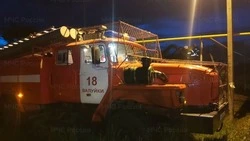 Пожар произошёл на улице Фрунзе в Валуйках Белгородской области