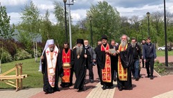 Мощи святого Георгия Победоносца прибыли в Валуйский округ Белгородской области в День Победы