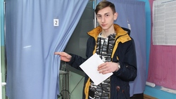 Молодой валуйчанин Никита Антипов впервые принял участие в выборах