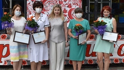 Вице-губернатор Ольга Павлова поздравила валуйских врачей с профессиональным праздником