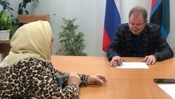 Глава администрации Валуйского округа Алексей Дыбов провёл приём граждан по личным вопросам