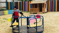 Современная детская игровая площадка появилась в валуйской Принцевке