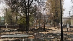  Второй этап благоустройства парка «Лукоморье» продолжился в Валуйках Белгородской области