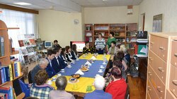 Представители Валуйской местной районной организации ветеранов побывали в библиотеке