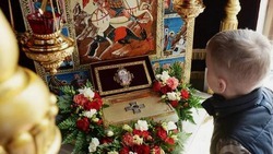 Валуйчане смогут приложиться к мощам Георгия Победоносца в Свято-Николаевском соборе 