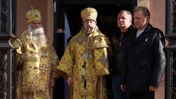 Освящение храма в честь святого преподобного Сергия Радонежского прошло в валуйской Агошевке
