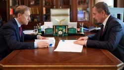 Первый зампредседателя Правительства и губернатор Белгородской области обсудили обстановку в регионе